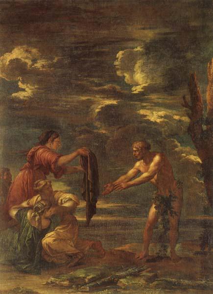 Salvator Rosa Odysseus and Nausicaa Sweden oil painting art